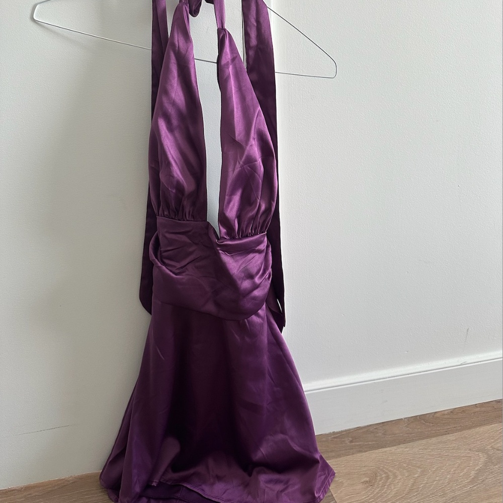 Princess Polly Purple Silk Dress